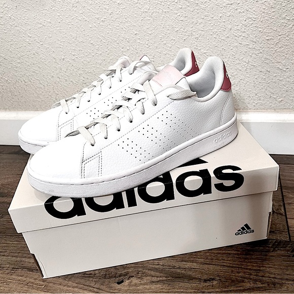 Adidas Casual Sneaker Shoes Advantage Lace-Up Women’s Sz 9 Cloudfoam Versatile - Picture 2 of 9